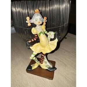 1960s Amoretto Collection Clown Figurine Capodimonte Halloween Haunted Creepy